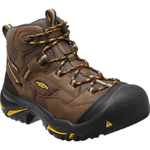 KEEN Utility Men’s Size 10 M (D) Braddock Steel Toe WP Work Boots 1011242, NEW
